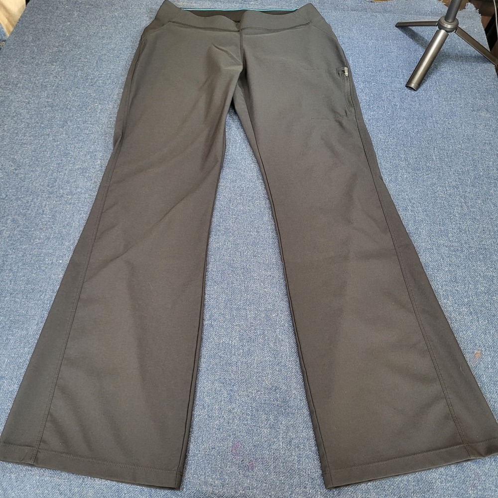 Columbia Omni-Shield Black Hiking Pants Womens Medium Water Repellent Stretch